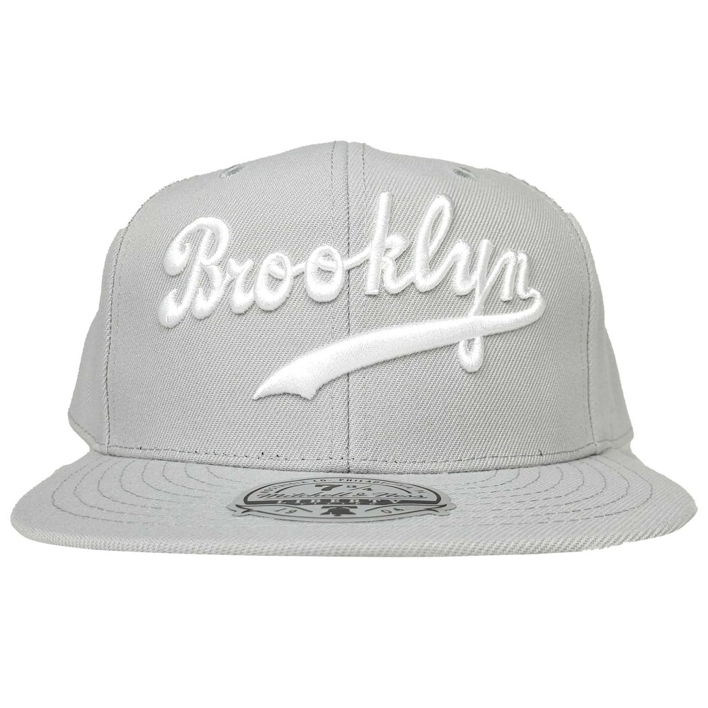 Brooklyn Dodgers Mitchell & Ness MLB Fitted 7 3/4 Liberty Fit Hat Cap Gray NWT